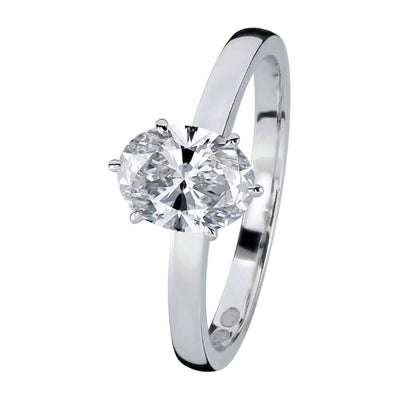 Kohinoor Theia Ovaali Timanttisormus 033-461V-100L