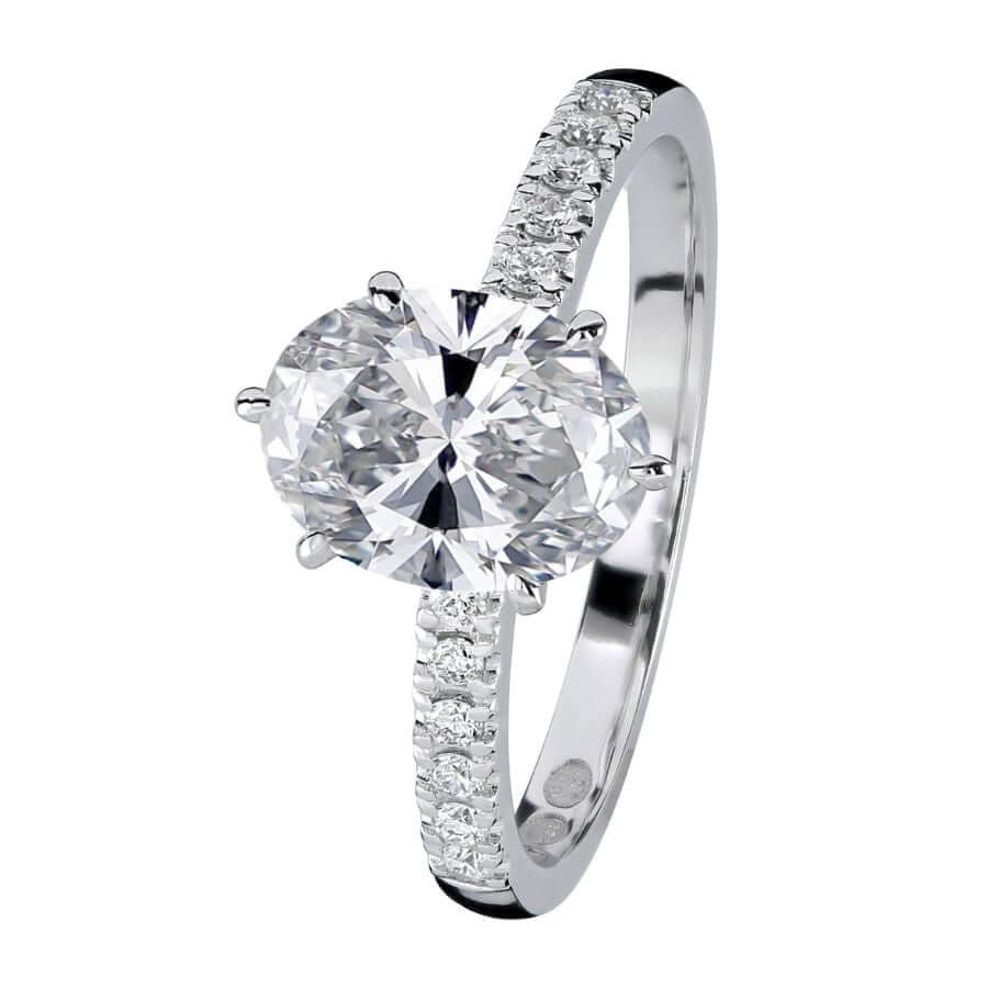 Kohinoor Theia Ovaali Timanttisormus 033-461V-212L