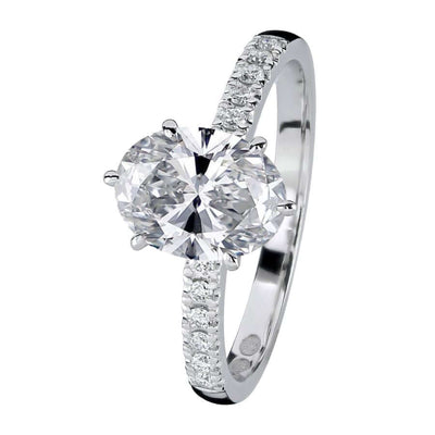 Kohinoor Theia Ovaali Timanttisormus 033-461V-212L