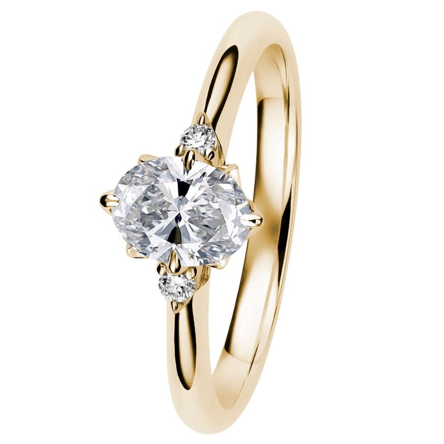 Kohinoor Rosa Timanttisormus 033L-260-54