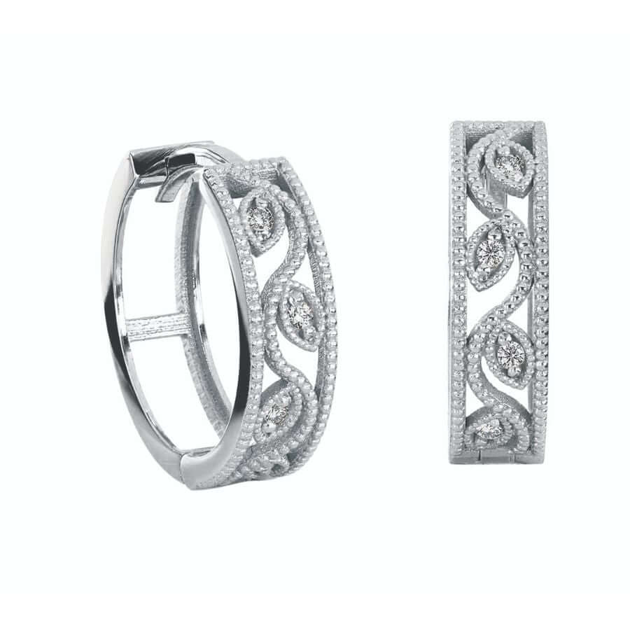 Kohinoor Swan timanttikorvakorut 143-432-04
