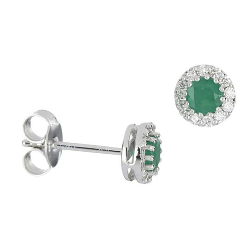 Kohinoor Smaragdi Halo Timanttikorvakorut 143-9838VSM