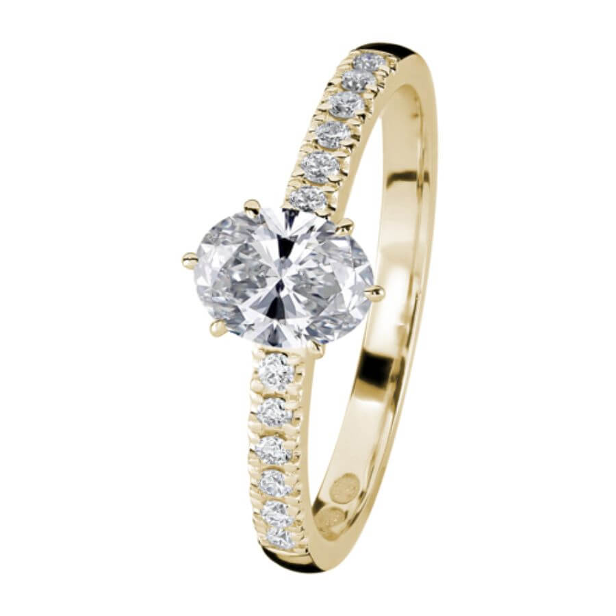 Kohinoor Theia Ovaali Timanttisormus 033-461-62L