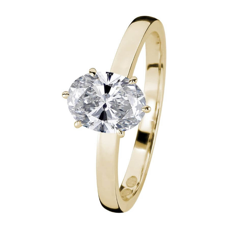 Kohinoor Theia Ovaali Timanttisormus 033-461K-100L