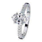 Kohinoor Theia Ovaali Timanttisormus 033-461-112L