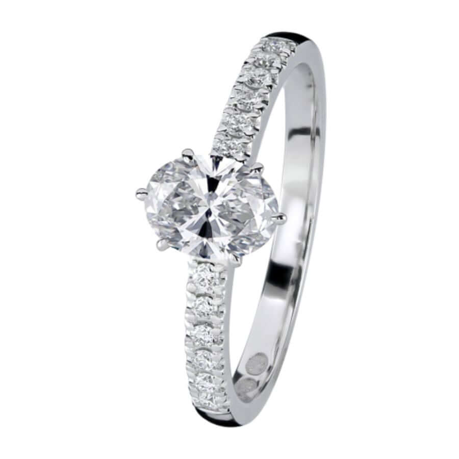 Kohinoor Theia Ovaali Timanttisormus 033-461-62L