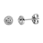 Kohinoor Valkokultaiset Timanttikorvakorut 143-P5375V
