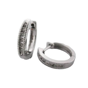 Kohinoor Valkokultaiset Timanttikorvakorut 144-5048V