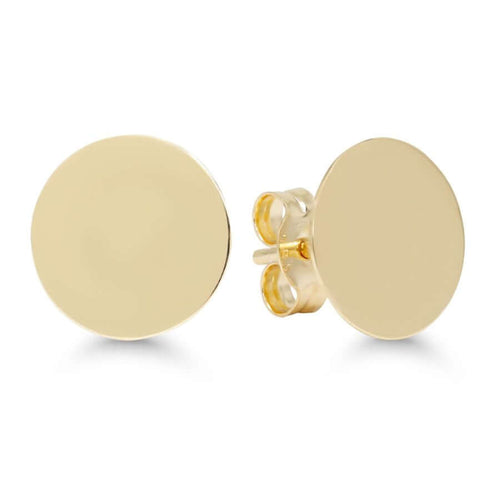 Korutuote Kultaiset Laatta Korvakorut 23-1038