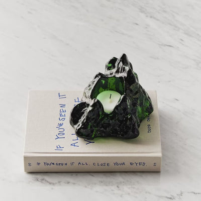 Kosta Boda The Rock Votive Emerald Green 7062422