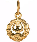 Kultainen Lyyra riipus 11mm
