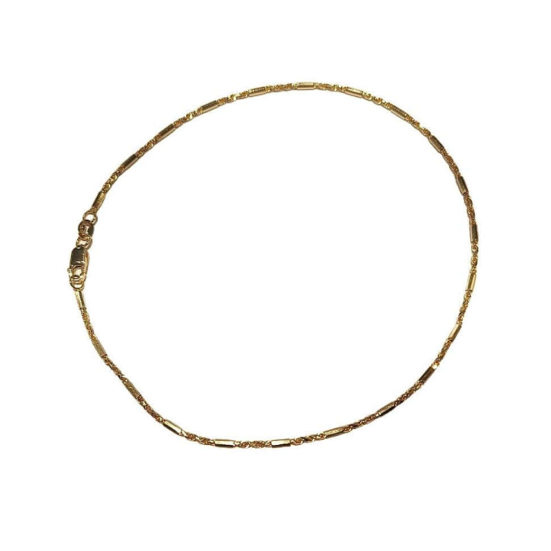 Kultainen nilkkaketju 1,4 mm / 25 cm