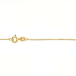 14k Kultainen kaulaketju 1 g-50 cm