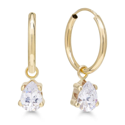 Kultaiset Korvarenkaat LME-90258Z