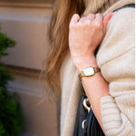 Leijona Classic Lumo White & Gold Tone Rannekello 5170-4787