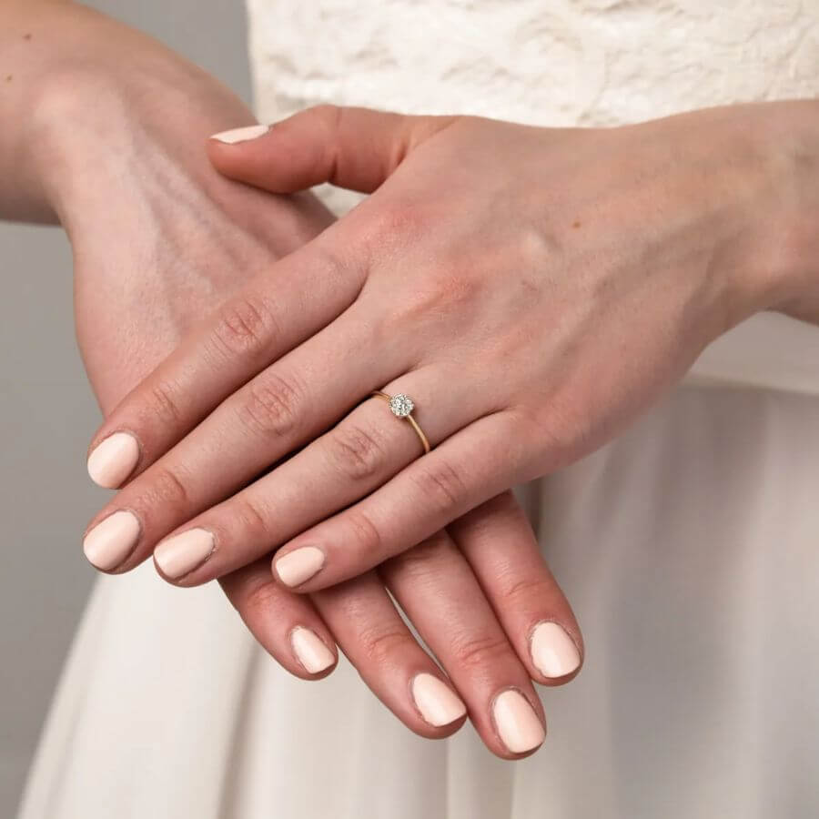 Lykken Elegance Halo Timanttisormus 54227