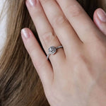 Lykken Elegance Halo Timanttisormus 58627