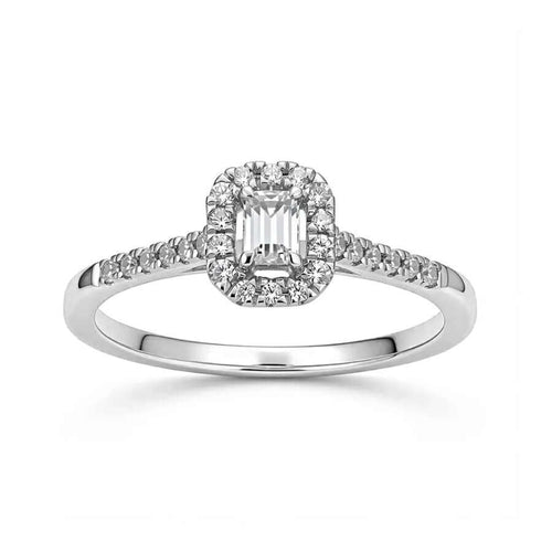 Lykken Elegance Emerald Timanttisormus 77010