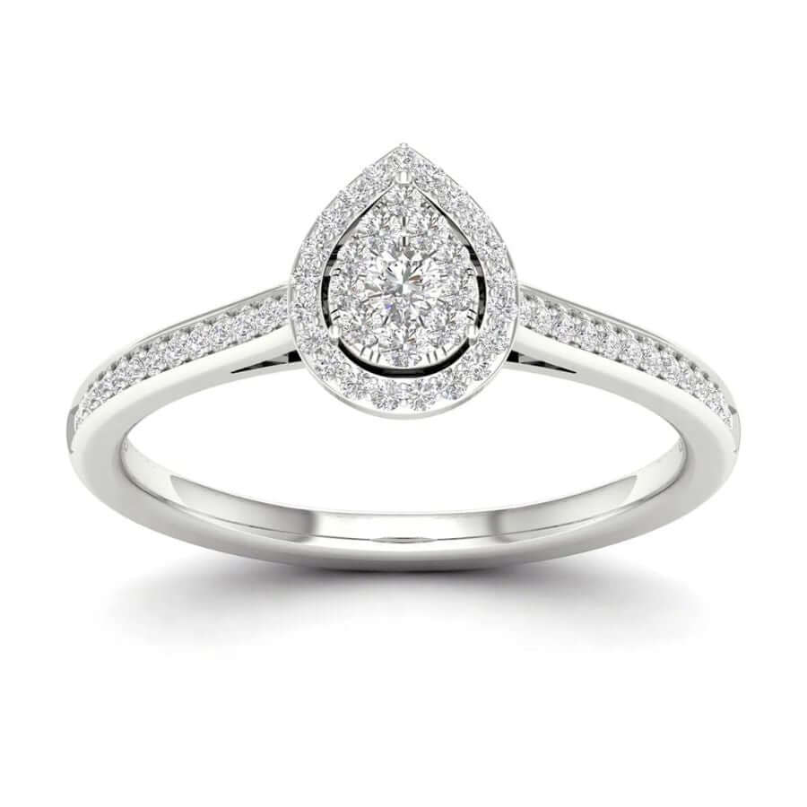 Lykken Elegance Halo Timanttisormus 69155