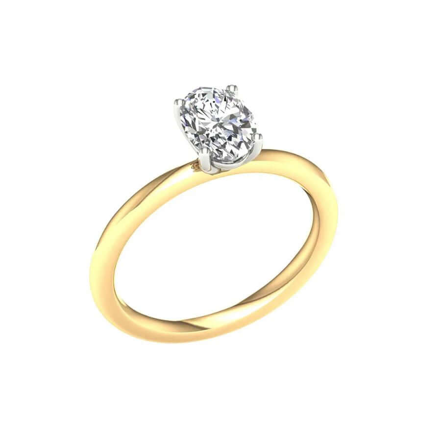 Lykken Elegance Ovaali Timanttisormus 76229
