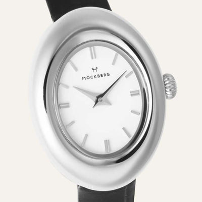 Mockberg Belle Oval Leather Rannekello MB1415