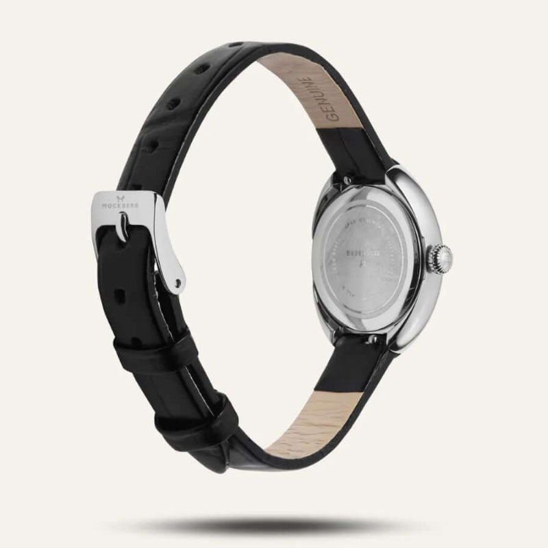 Mockberg Belle Oval Leather Rannekello MB1415