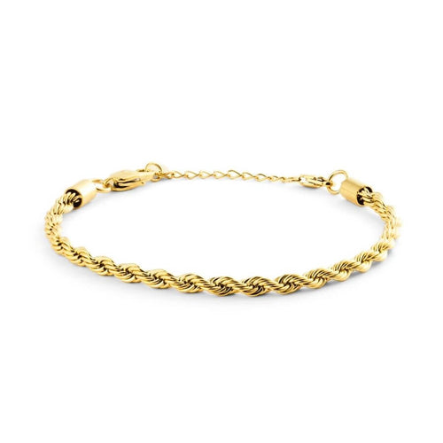 Mockberg Bold Rope Chain Gold Rannekoru MB2003