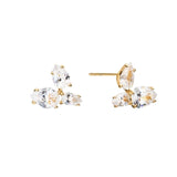 Mockberg Fleur Kullansävyiset Korvakorut MB2393