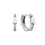 Mockberg Juliette Hopeansävyiset Korvarenkaat MB2388