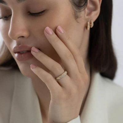 Mockberg Pavé Precious Sormus MB0199