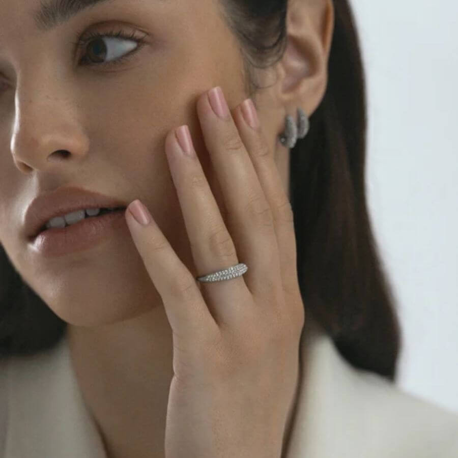 Mockberg Pavé Precious Sormus MB0227