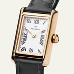 Mockberg Timeless Black Leather Rannekello MB0245