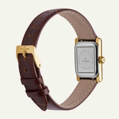 Mockberg Timeless Brown Leather Rannekello MB0247
