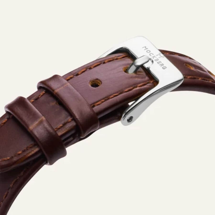 Mockberg Timeless Brown Leather Rannekello MB0248