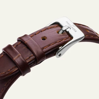 Mockberg Timeless Brown Leather Rannekello MB0248