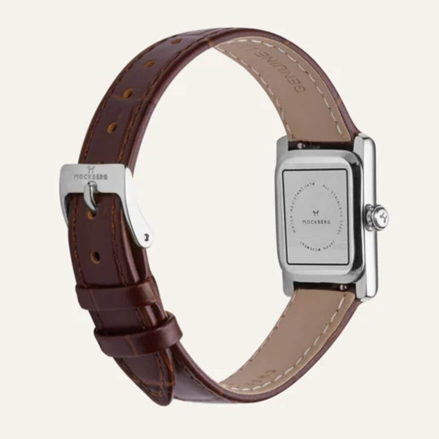 Mockberg Timeless Brown Leather Rannekello MB0248