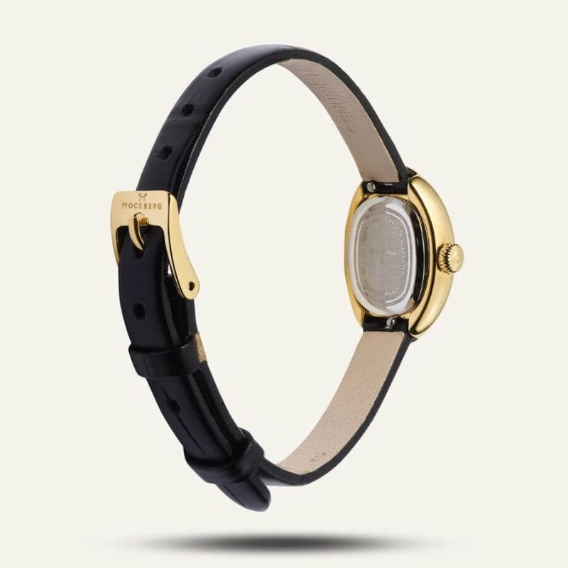 Mockberg Belle Oval Leather Rannekello MB1412