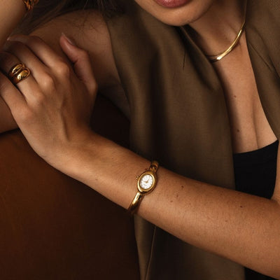 Mockberg Belle Oval Petite Bangle Rannekello MB1769