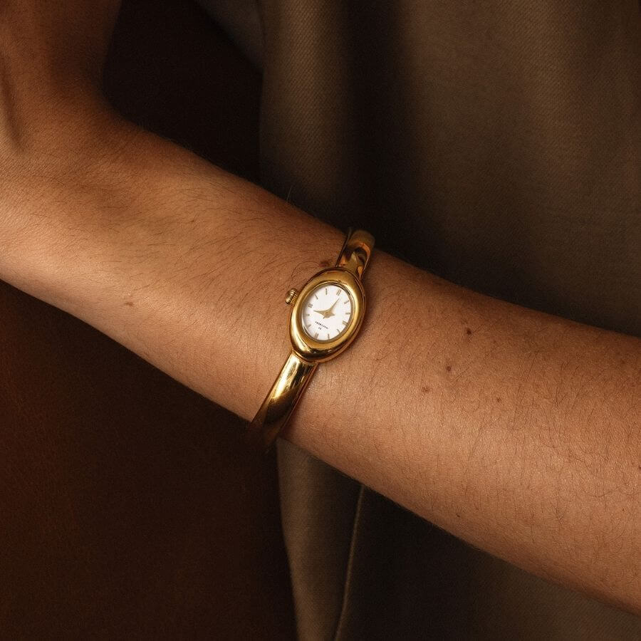 Mockberg Belle Oval Petite Bangle Rannekello MB1769