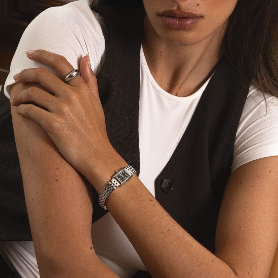 Mockberg Timeless Petite Noir Rannekello MB1774