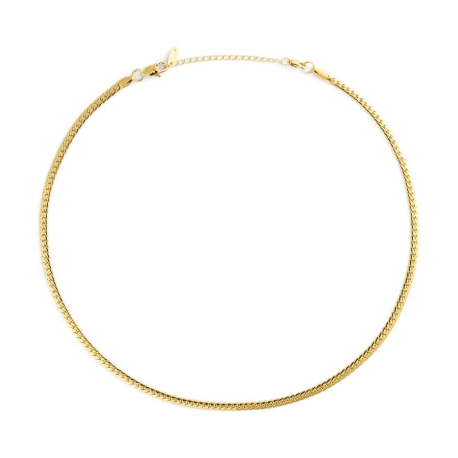 Mockberg Serpentine Chain Gold Kaulakoru MB1994