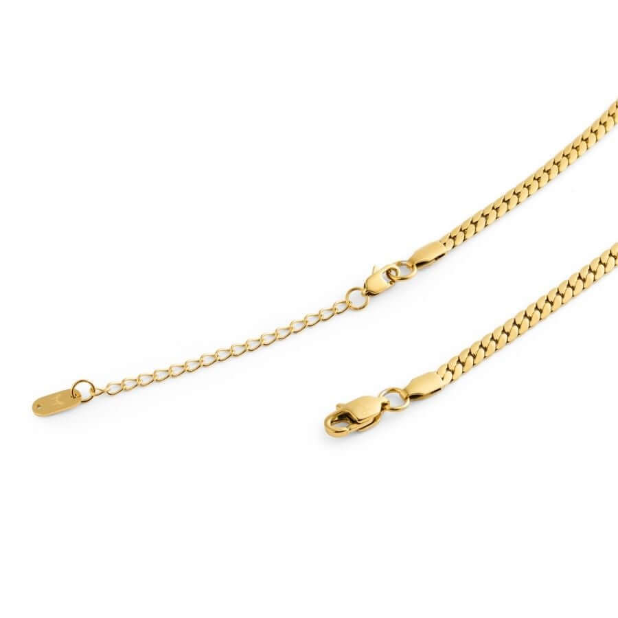 Mockberg Serpentine Chain Gold Kaulakoru MB1994