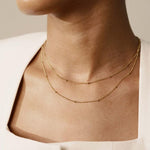 Mockberg Beaded Chain Gold Kaulakoru MB2008