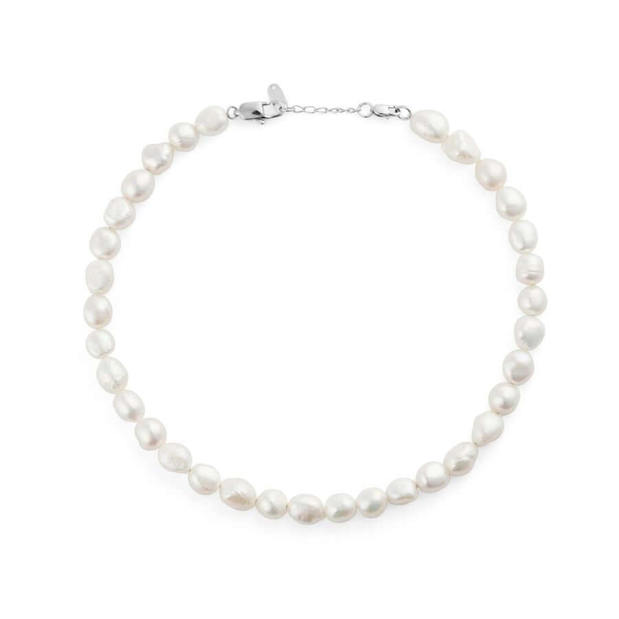 Mockberg Aura Pearl Steel Kaulakoru MB2051