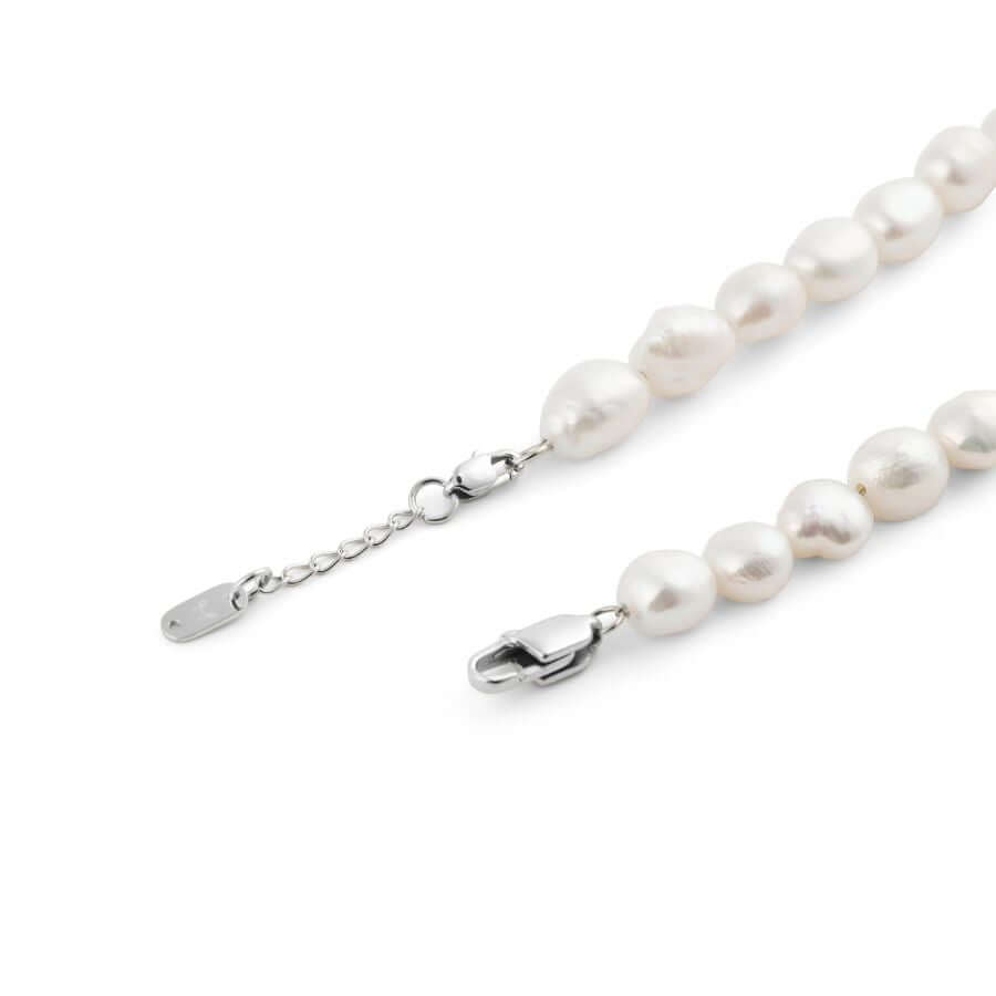 Mockberg Aura Pearl Steel Kaulakoru MB2051
