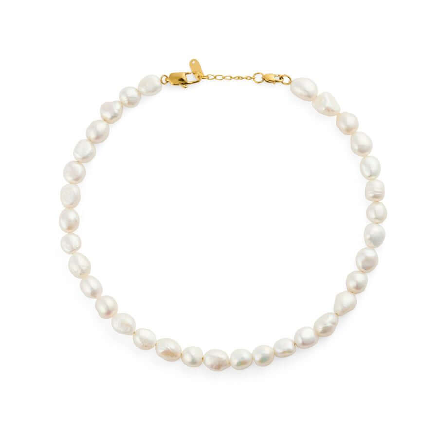 Mockberg Aura Pearl Gold Kaulakoru MB2052