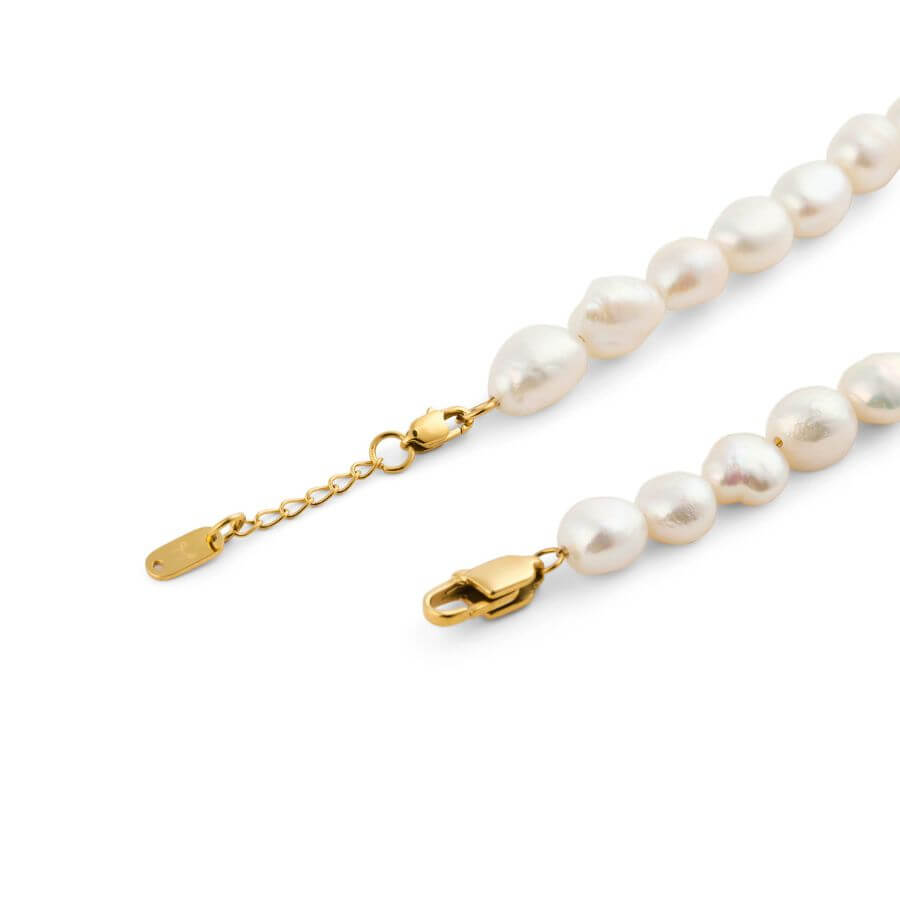 Mockberg Aura Pearl Gold Kaulakoru MB2052