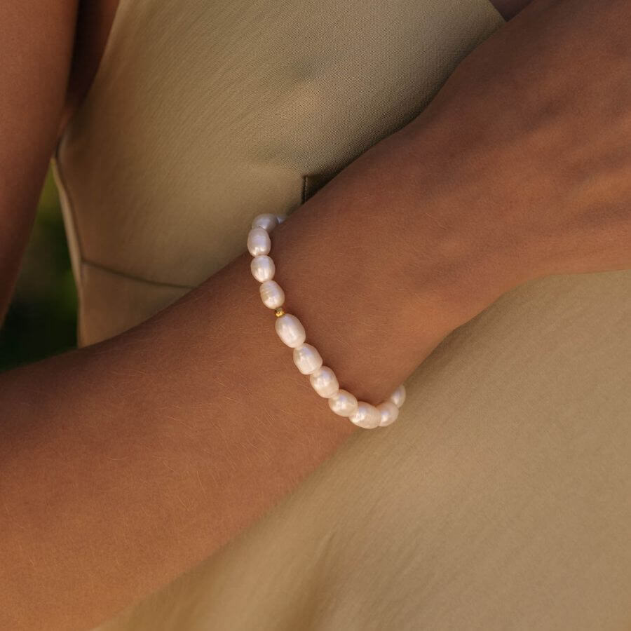 Mockberg Aura Pearl Gold Rannekoru MB2055