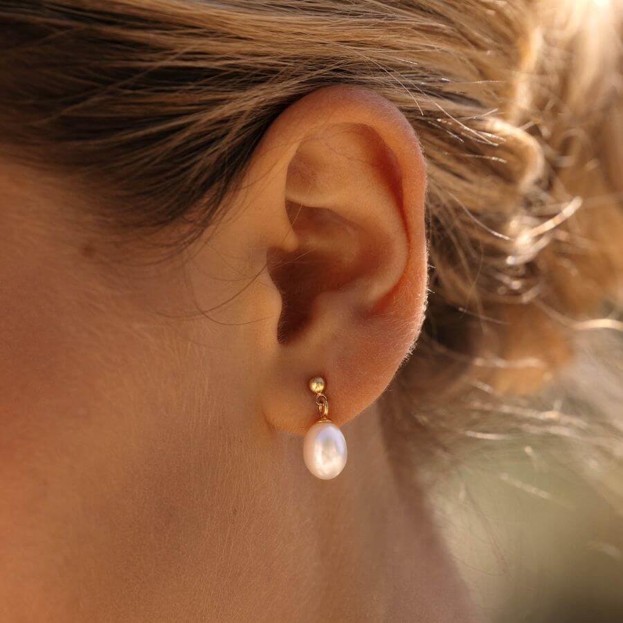 Mockberg Aura Pearl Gold Korvakorut MB2076