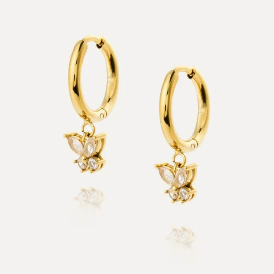 Mockberg Butterfly Gold Korvarenkaat MB2084